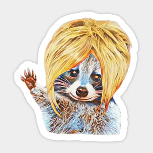 Karen Raccoon Sticker